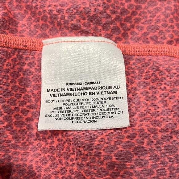 NIKE Dri-Fit Cheetah Print Mesh Tank Top Sz XS - Picture 10 of 11